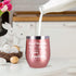 Pinata Good Friend Wine Tumbler Cup Rose Gold Capacity 12oz, Best Friend Birthday Gifts for Women, Friend, BFF, Female, Funny Christmas, New Year, Birthday Friend Gift Ideas
