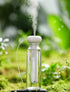 JISULIFE Mini Portable Humidifier, Small USB Personal Humidifiers with Ultra Quiet, Container Diversity, Auto Shut Off, Tiny Travel Easy Use Humidifier for Plants, Car, Office, Hotel - White