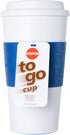 Copco 2510-9966 Acadia Double Wall Insulated Travel Mug with Non-Slip Sleeve, 16-Ounce, Blue