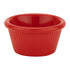 GET Enterprises RM-387-R 2 oz. Fluted Ramekin, Melamine, Red (Pack of 12)