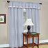 Achim Home Furnishings Valance Buffalo Check Window Curtain, 58 in x 14 in, Grey