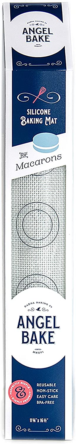 Angel Bake Silicone Mat - Two mats, 0.7 mm thick for even heat distribution and extended durability.