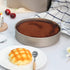 Bakestudio Round Cake Pans Set of 2, Tier Deep Baking Pans for Party, Non-Toxic Nonstick Durable, Warp-Resistant Food Safe Coating, Gold (9.2 Inch & 8.3 Inch)