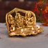 NOBILITY Laxmi Ganesha Saraswati Idol Diya Oil Deepak - Metal Lakshmi Ganesha Showpiece Statue - Traditional Diya for Diwali Puja - Diwali Home Decoration Items Gift