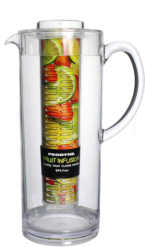 Prodyne Fruit Infusion Pitcher, 60 oz, Clear