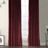 HPD Half Price Drapes VPYC Heritage Plush Velvet Curtain (1 Panel), 50 X 108, Dark Merlot