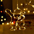 Icicle String Fairy Light - Bells Santa Claus Fairy Curtain Lights - Window Plug-in Curtain Lamp with Remote Control for Bedroom Patio, Wall, Christmas Decor, Wedding, Party, Indoor and Outdoor
