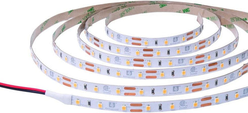 Soft Bright White, 60 LEDs/M, 8.2' (2.5M) RibbonFlex Pro LED Tape Light.