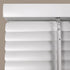 Calyx Interiors 1 Cordless Vinyl Mini Blinds, White, 22.5" W x 48" H (04MV2224480)