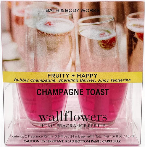 Bath and Body Works Champagne Toast Wallflower refill 2 Bulbs