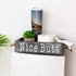 Farmhouse Bathroom Decor,Nice Butt Bathroom Decor Storage Box, Rustic Sweet Cheeks Bathroom Decor Box with Funny Bathroom Signs, Funny Bathroom Decorations, Black Bathroom Accessories