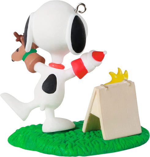 Hallmark Keepsake Christmas Ornament 2021, The Peanuts Gang Snoopy's Pawpet Show