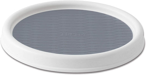 Copco Non-Skid Pantry Cabinet Lazy Susan Turntable, 9-Inch, Gray