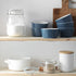 DOWAN Ramekins 8 oz Oven Safe, Porcelain Ramekins Souffle Dish, Creme Brulee Ramekins, Ramekins for Baking, Stackable Ramekin for Pudding, Spinach Souflees, Set of 6, Airy Blue