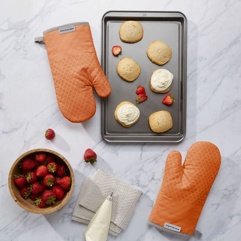 KitchenAid Asteroid Oven Mitt Set, Honey