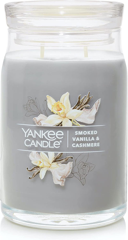 Yankee Candle Smoked Vanilla & Cashmere Signature Large Jar Candle