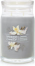 Yankee Candle Smoked Vanilla & Cashmere Signature Large Jar Candle