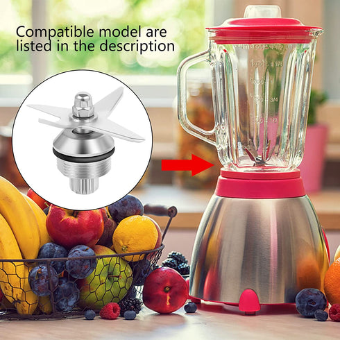 5200 Blender Wet Blade Assembly Compatible with Vi-ta-mix Blender 5200 5000 with Driver Socket Kit Replacement Parts 1151 1152 Fit 64 oz and 32 oz Containers