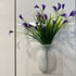Magic Silicone Vase, Removable Silicone Flower Vase, Reusable Wall-Mounted Sticky Flower Vase, Self-Adhesive Bouquet Plant Storage Decor for Wall, Glass, Window, Fridge, Bathroom(6Pcs White)