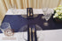 PARFAIR DESSIN Pack of 10 Satin Table Runners 12 x 108 inch for Wedding Banquet Reception Party Decoration, Bright Silk and Smooth Fabric Party Table Runner - Navy Blue