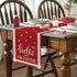 Artoid Mode Elegant French Stripe Hearts Love Hello Valentine's Day Table Runner, Seasonal Anniversary Wedding Holiday Kitchen Dining Table Decoration for Indoor Outdoor Home Party Decor 13 x 72 Inch