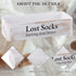 Farmhouse Lost Socks Storage Funny Laundry Sign Wooden Storage Baskets Laundry Room Storage Missing Socks Laundry Decor Farmhouse Sock Basket for Laundry Room Wall Decor (9.4 x 3.94 x 2.36 Inch)