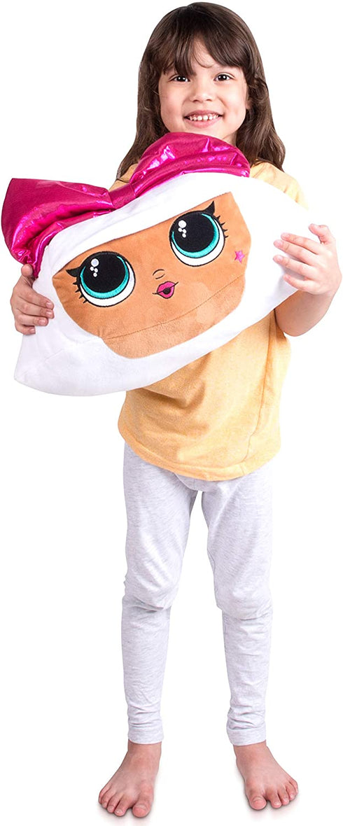 Franco Kids Bedding Soft Plush Cuddle Pillow Buddy, One Size, LOL Surprise Diva