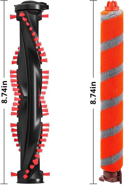 LINNIW Shark Brush Roll Replacement Kit Compatible with Shark DuoClean NV800, NV800W, NV801, NV801Q, NV803, UV810, HV380, HV380C, HV380W, HV381, HV381C, HV382, HV382BRN, HV383, HV384Q Vacuum Cleaner