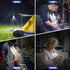 Neck Reading Light USB Rechargeable - LEDGLE Book Light for Reading in Bed with 4 LED 3 Brightness Levels 2 Flexible Soft Silicone Arms - Hands Free Lamp for Reading Knitting Craft Camping Repairing