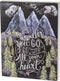 Primitives by Kathy Chalk Art Box Sign, 12 x 16-Inches, Go with All Your Heart