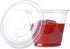 Kartalio,Disposable 9 oz clear Plastic Cups with Flat Lids,100 sets