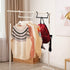 HOUSE DAY White Magic Hangers Space Saving Clothes Hangers Organizer Smart Closet Space Saver Pack of 16 with Sturdy Plastic for Heavy Clothes