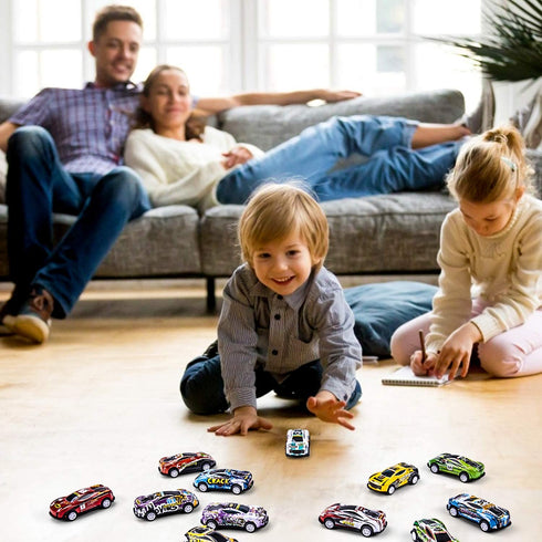 26 Packs Pull Back Cars Valentines Day Gifts Cards for Kids Classroom Gifts for Students School Exchange Valentines Gifts Party Favors for Boys Girls Diecast Toy Cars for Toddlers Children Mini Cars
