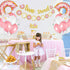 Two Sweet Donut Party Decoration Baby Second Birthday Glitter Doughnut Banner Cake Topper Sprinkles Balloons Kids Party Favor Ideas Supplies