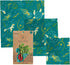 Bee's Wrap - Assorted 3 Pack - Made in The USA with Certified Organic Cotton - Plastic and Silicone Free - Reusable Beeswax Food Wraps in 3 Sizes (S,M,L)