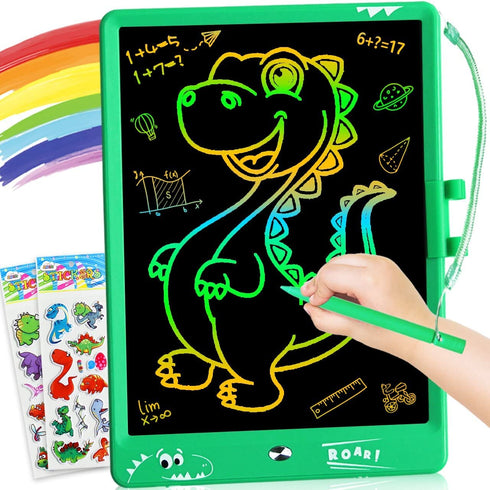 ZMLM Boys Gift for Christmas Age 3-12: 10 Inch LCD Writing Tablet Electronic Drawing Art Pad Erasable Magic Learning Doodle Board Toddler Travel Boy Toy Activity Toy for Kids Girls Boy Birthday Gift