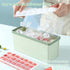 Ice Trays for Freezer with Bin,Ice Cube Trays for Freezer with Lid,Ice Bucket with Scoop and Cover