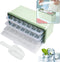 Ice Trays for Freezer with Bin,Ice Cube Trays for Freezer with Lid,Ice Bucket with Scoop and Cover