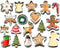 StarPack Home Christmas Cookie Cutters Set (18 Piece) - Favorite Holiday Shapes including Gingerbread Man, Star and Snowflake Cutter Shapes