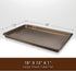 Goodcook Nonstick Textured Bakeware, Large (18 x 13), Champagne Pewter