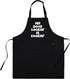 Savvy Designs Aprons for Men - Adjustable Black Apron with Pockets, Mr Good Lookin is Cookin - Unique Christmas BBQ & Grilling Gifts