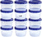 HomeyGear 12 Pack Small Twist Top Food Storage Containers Leak-Proof, Airtight Storage Canisters with Screw & Seal Lids | BPA-Free, Stackable, Reusable Kitchen Essentials, Snack 4-Ounce