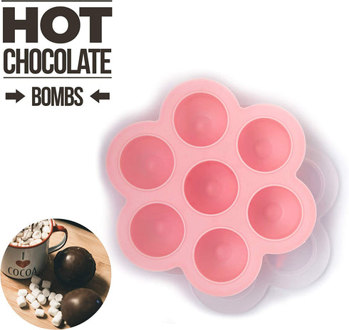 Keto Fat Bomb-Dessert Molds and Recipe Tray with Easy and Simple Low Carb, High Fat Treats