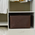 TheWarmHome Large Baskets for Storage Rectangular Basket Decorative Basket Fabric Storage Bin Brown Storage Basket Shoes Basket Towel Basket Cloth Baskets Blanket Storage(Brown, Extra Large-1 Pack,17.7L×13.8W×9.8H)