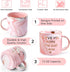 Gifts for Mom Her Girlfriend Wife, 12 oz Coffee Mug for Mom Women, Mothers Day Birthday Anniversary New Year Novelty Mug Gift from Daughter Son boyfriend Husband Funny Valentines Presents