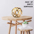 Small Gold Metal Band Decorative Sphere