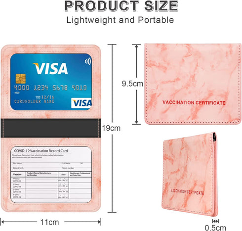 6 Pack Business Card Holder for Women or Men, Credit Card Holder, ID Card Holder, PU Leather Wallet Business Card Holders Name Card Holder Purse Card Case for Credit Card, Business Card, ID Card ,6 Colors (D)