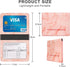 6 Pack Business Card Holder for Women or Men, Credit Card Holder, ID Card Holder, PU Leather Wallet Business Card Holders Name Card Holder Purse Card Case for Credit Card, Business Card, ID Card ,6 Colors (D)
