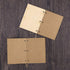 Amosfun 2Pcs Creative His and Her Vow Books Brown Kraft Paper Booklet for Wedding Journal Engagement Gift Wedding Favors