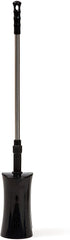 ToiletShroom Revolutionary Plunger, Squeegee, Clog Remover, Drain Cleaner, Bathroom Toilet Dredge Tool, Stainless Steel Handle with Caddy Holder, Оne Расk, Black